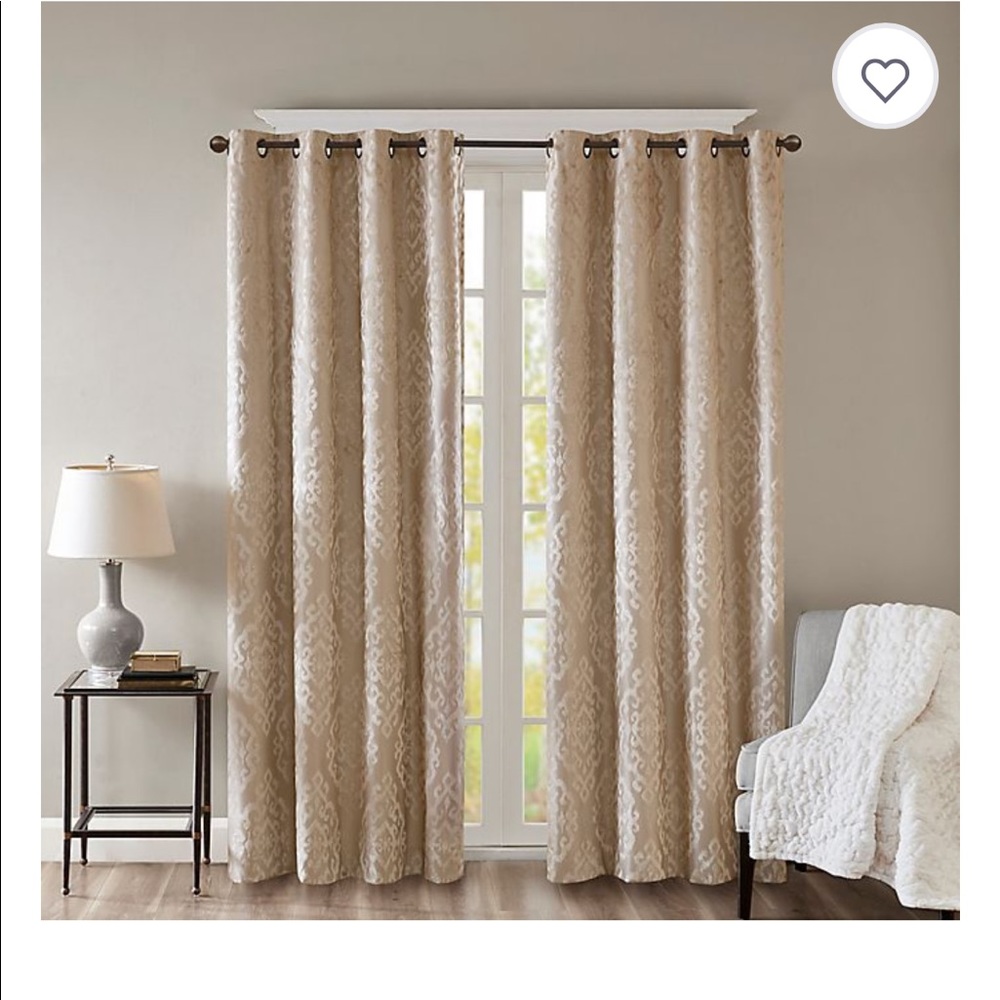 Blackout curtain panel